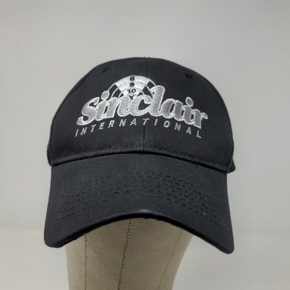 Sinclair International Men's Strapback Hat Black Adjustable Embroidered Logo - Picture 2 of 10
